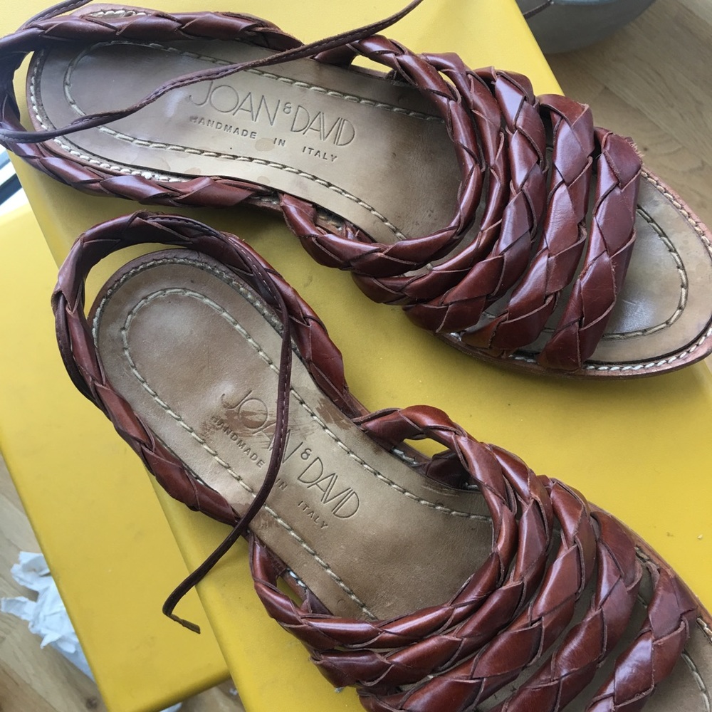 Joan & David hurrache leather sandals